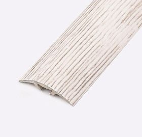 Порог (стык) Русский профиль  разноуровневый ламинированный с дюб, 30*2700 мм, Дуб спрингфилд